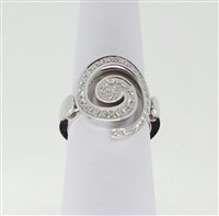 Anello Salvini Donna Riccio in Oro bianco Diamante 0.34 Ct 20021697-15 - 20021697-15